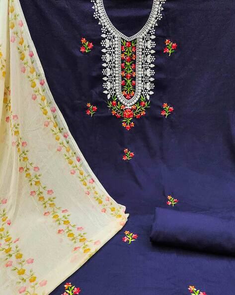 peachmode cotton dress materials Buy Peachmode White Floral Weaving Unstitched Pure Cotton Dress Material for Women | Santoon Bottom & Cotton Dupatta