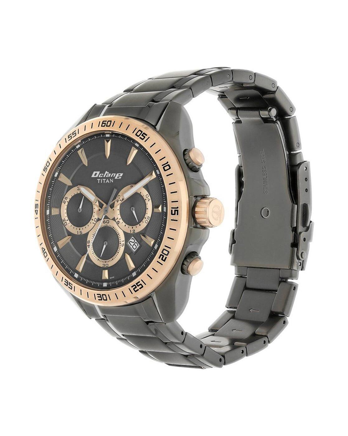 Buy TITAN Men Octane Ots- 3 Wells Analogue Watch - NS90103KM03