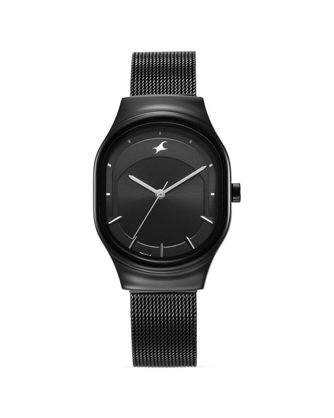 Fastrack black watches for womens best sale