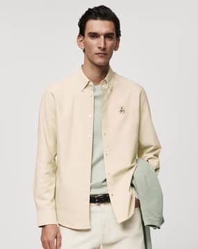 mischief monkey Men Embroidered Tailored Fit Shirt-picture-52