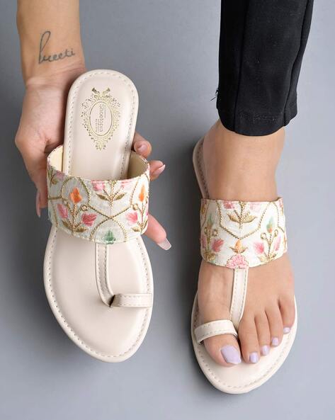 Embroidered shops footwear