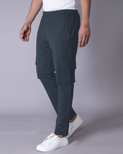 Men Mid Rise Straight Track Pants