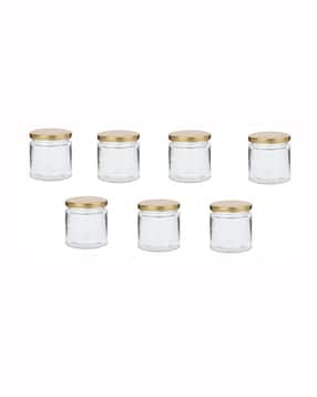 afast Set of 7 Versatile Glass Container Jars with Lids-picture-43