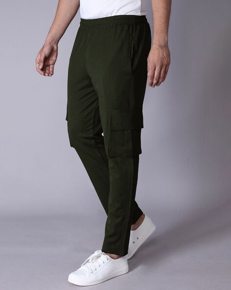 Men Mid-Rise Straight Track Pants