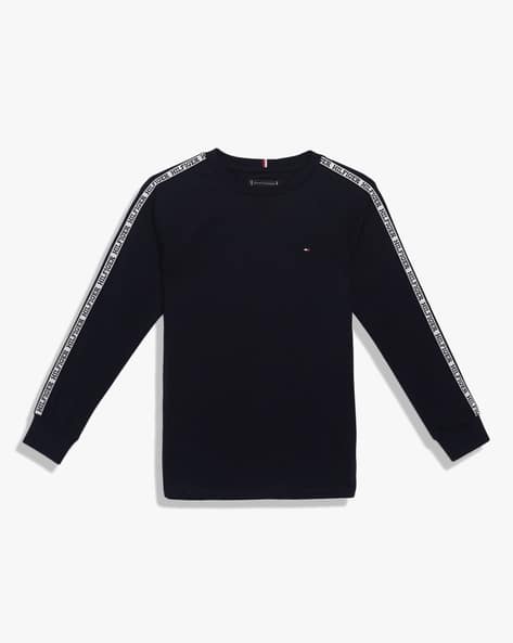 Crew Neck Hilfiger Tape T Shirt Tommy Hilfiger HWK Tape T Shirt