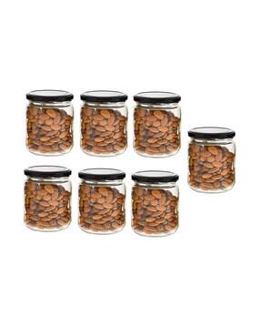afast Set of 7 Versatile Glass Container Jars with Lids-picture-36