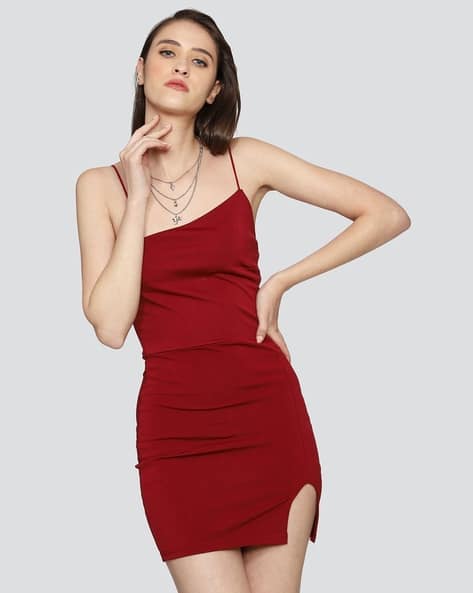 Buy Maroon Dresses for Women by OUTCAST Online | Ajio.com