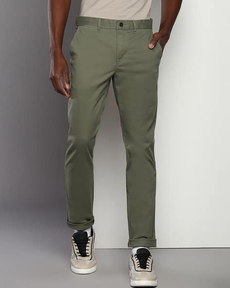 Buy Green Trousers Pants for Men by TOMMY HILFIGER Online