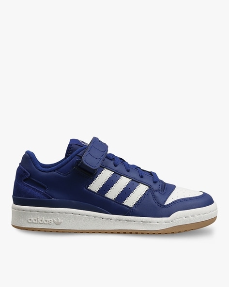 Buy Adidas Originals Forum Low Top Lace Up Sneakers Blue Color Men AJIO LUXE