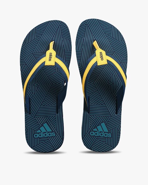 Adidas mens thong flip flops best sale