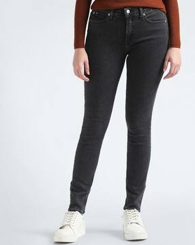 calvin klein jeans Women Mid-Wash Skinny Fit Jeans-picture-15