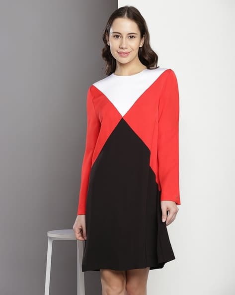 Buy Black & Red Dresses for Women by TOMMY HILFIGER Online | Ajio.com Buy Black & Red Dresses for Women by TOMMY HILFIGER Online | Ajio.com
