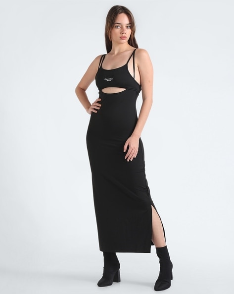 Buy Black Dresses for Women by Calvin Klein Jeans Online Ajio