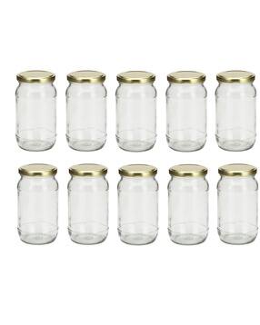 afast Set of 10 Versatile Glass Container Jars with Lids-picture-52