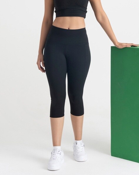 Ladies cropped sports leggings best sale