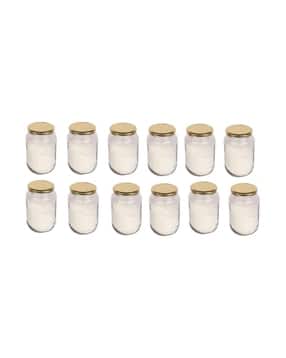 afast Set of 12 Versatile Glass Container Jars with Lids-picture-46