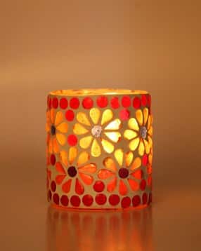 afast Patterned Glass Tea Light Holder-picture-45