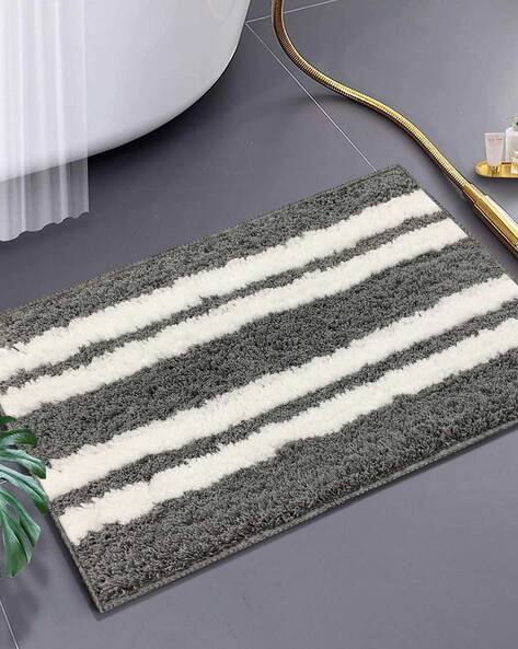Buy Grey Bath Mats for Home Kitchen by LUXEHOME INTERNATIONAL