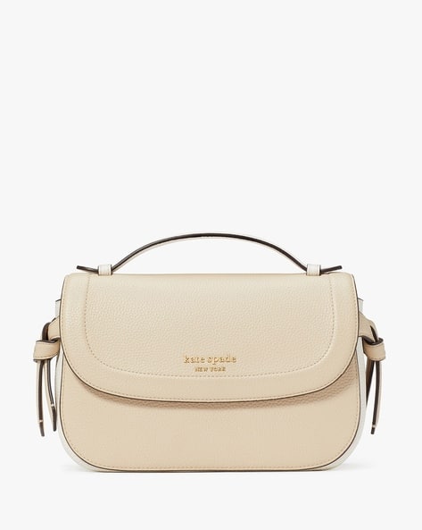 Knott Colorblock Top-handle Leather Crossbody Bag