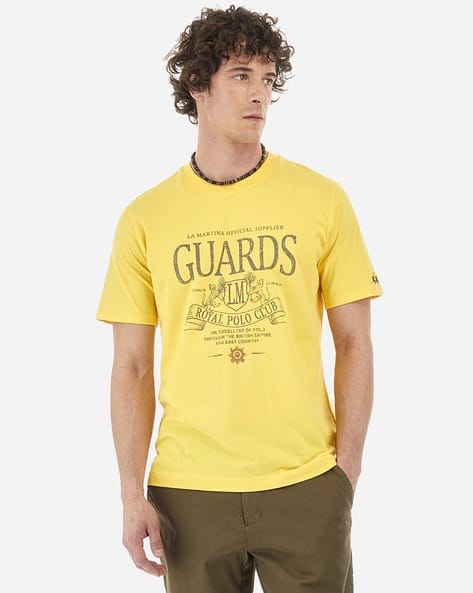 Short-Sleeve Cotton T-Shirt with Crew-Neck