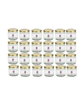 afast Set of 24 Versatile Glass Container Jars with Lids-picture-10