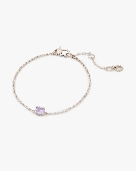 Buy KATE SPADE Little Luxuries Solitaire Bracelet Silver Color