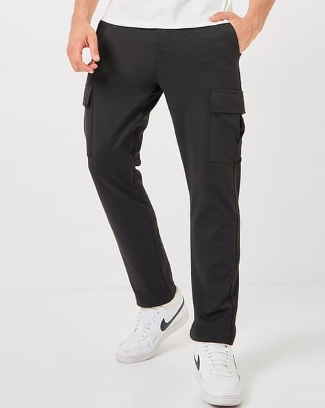 Buy Black Track Pants for Men by Styli Online