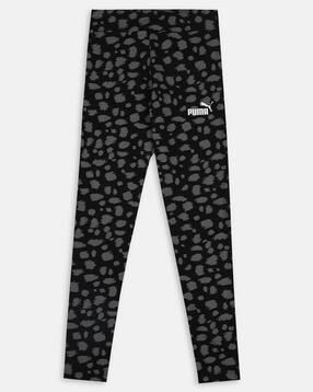 Animal Print Leggings with Elasticated Waist-image-9