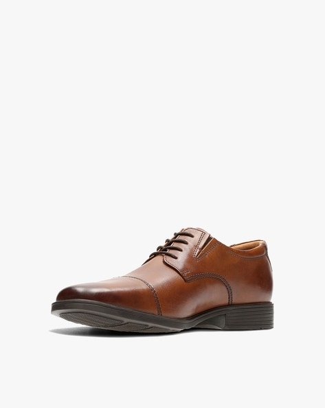 Buy Tan Brown Formal Shoes for Men by CLARKS Online Ajio