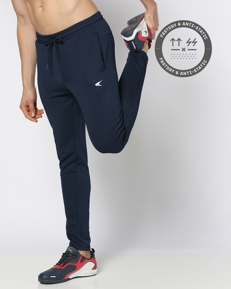 Men Patterned Straight Track Pants