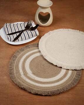 anwyn Set of 2 Jute Braided Table Placemats-picture-11