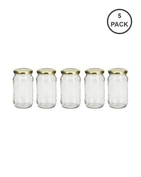afast Set of 5 Versatile Glass Containers with Lid-picture-23