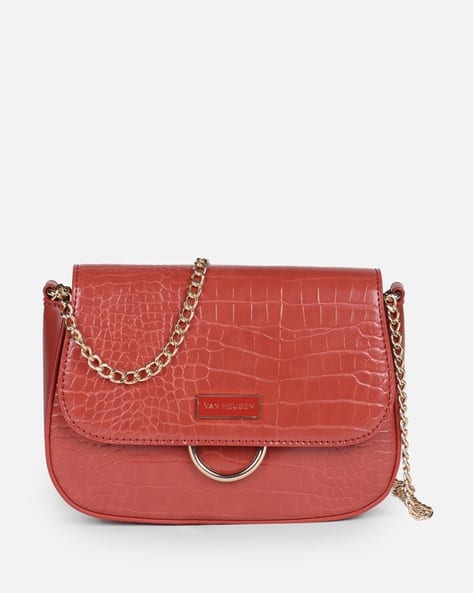 VAN HEUSEN Women Croc-Embossed Sling Bag