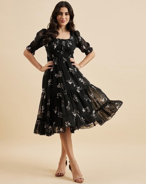 Buy Black Dresses for Women by AZIRA Online | Ajio.com