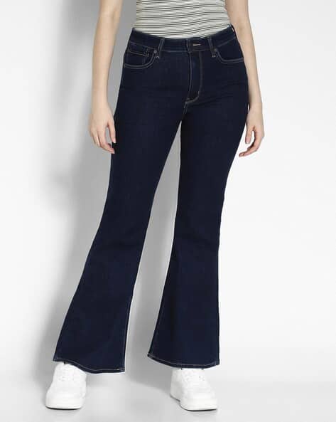 Women High-Rise Flared Jeans
