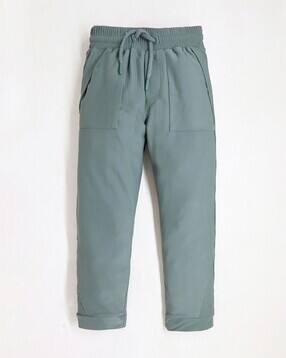 cherry crumble by nitt hyman Boys Striped Mid-Rise Jogger Pants-picture-46