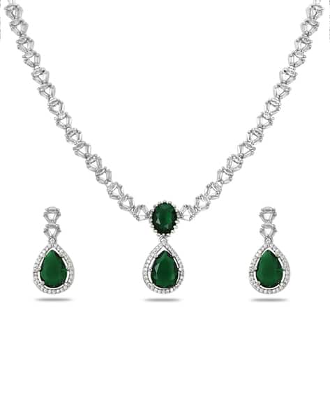 Price History of Joy of Jewels Women Silver-Plated Stone-Studded