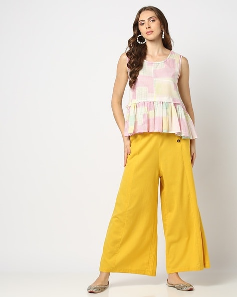 Women Palazzos with Insert Pockets Price in India