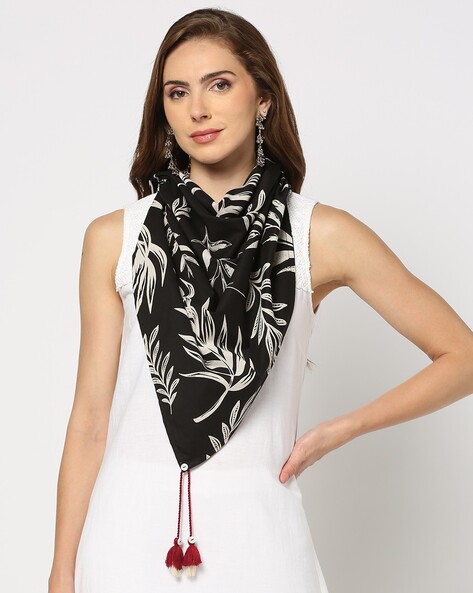 Cotton Floral Print Scarf Price in India