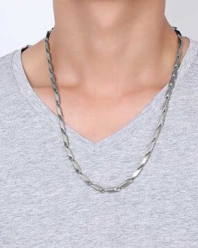 vien Men Silver-Plated Chain with Clasp-Closure-picture-25
