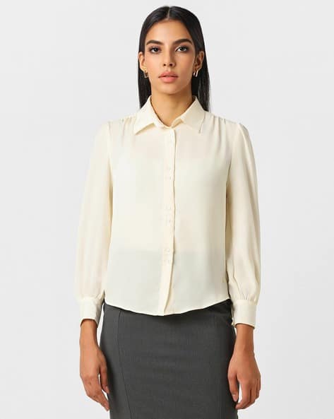 VAN HEUSEN Women Regular Fit Shirt