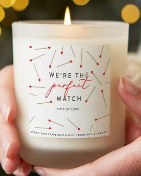 Round Shaped Scented Jar Candle with Peppermint Fragrance-image-3