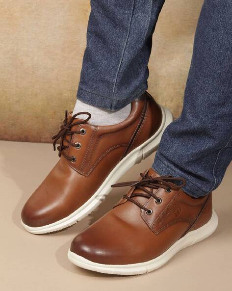 Id Men Round-Toe Lace-Up Sneakers