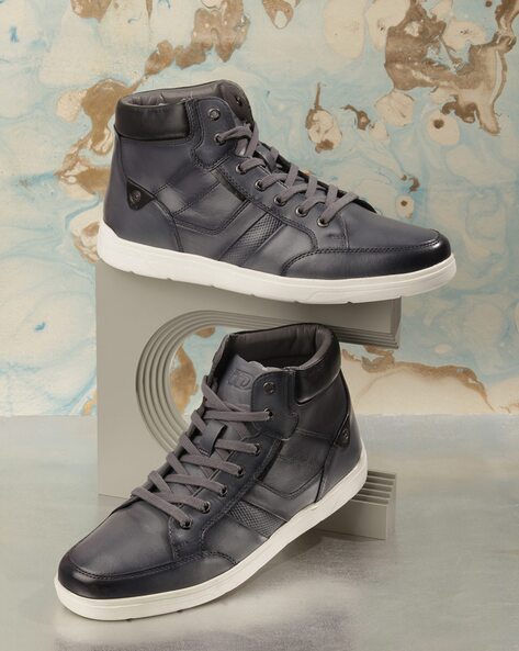 Id Men Round-Toe Lace-Up Sneakers