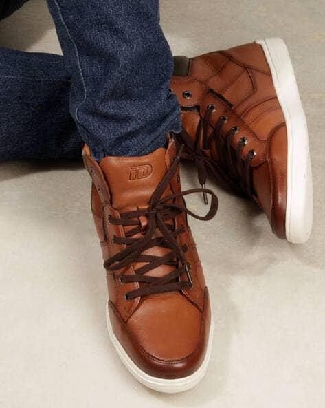 Id Men Round-Toe Lace-Up Sneakers