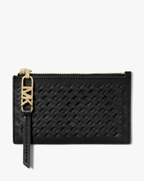 カードケース・名刺入れ Michael Kors [Secret Special Price] Empire Small Woven Leath Empire Small Woven Leather Card Case | Michael Kors [US]