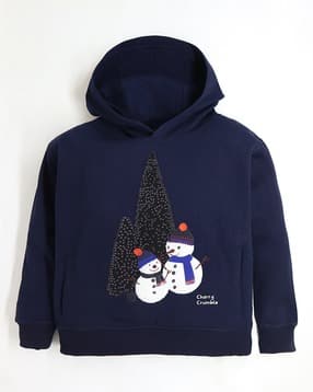 cherry crumble by nitt hyman Boys Regular Fit Hoodie with Kangaroo Pocket-picture-22