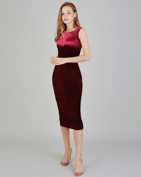 Buy Maroon Dresses for Women by Toochki Online Ajio