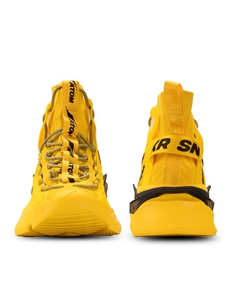 Men High-Top Lace-Up Casual Shoes