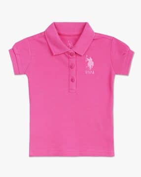 u.s. polo assn. Girls Regular Fit Polo T-Shirt-picture-12